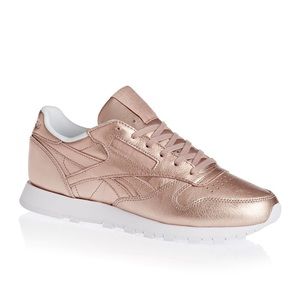reebok metallic rose